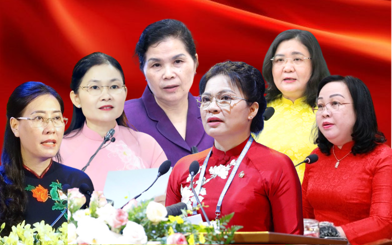 6 nữ Bí thư Tỉnh uỷ hiện nay gồm những ai?
