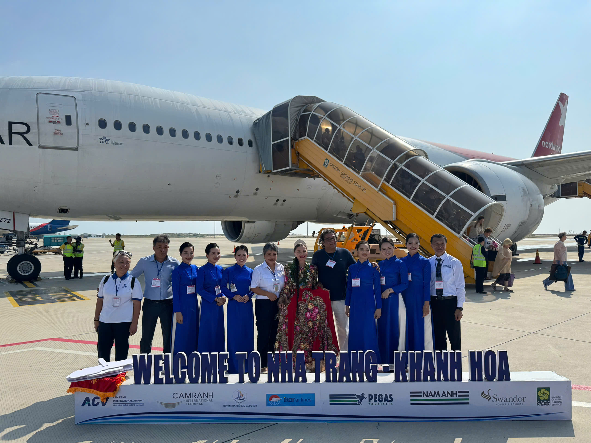  Chuyến bay đầu tiên Khabarovsk (Nga) đến Khánh Hòa
