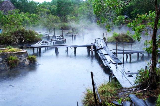 Sáp nhập Bà Rịa-Vũng Tàu, Bình Dương, TP HCM có một khu rừng nguyên sinh tốt um, suối nước nóng phun trào, người ta đang đến xem