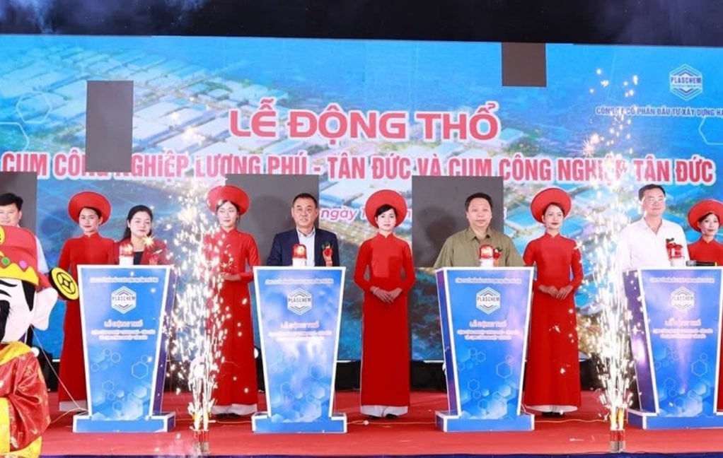 Huyện Phú Bình khởi công 2 cụm công nghiệp hơn 1.600 tỷ đồng