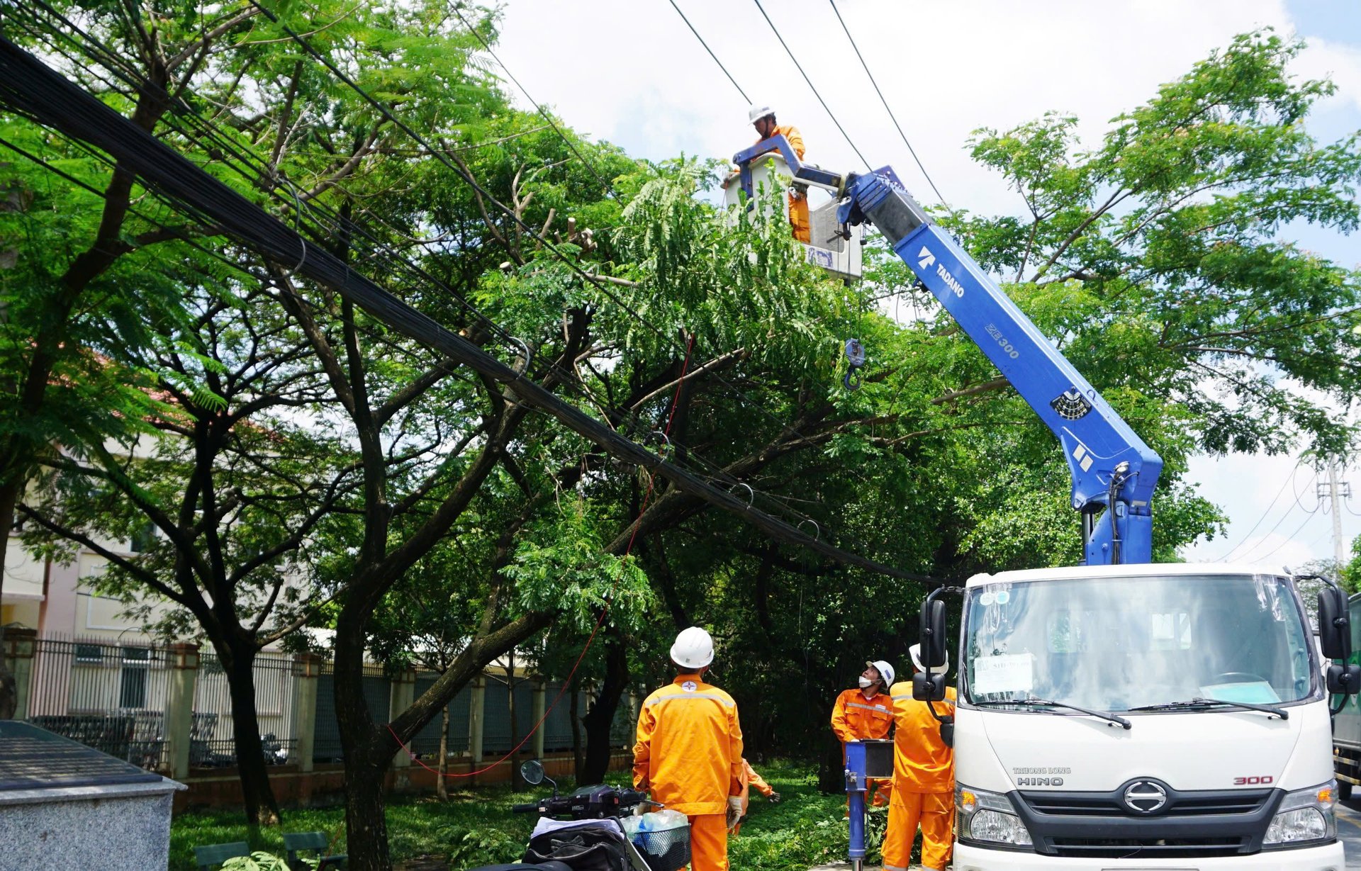 Ngành điện TP.HCM tăng cường an toàn điện mùa mưa bão