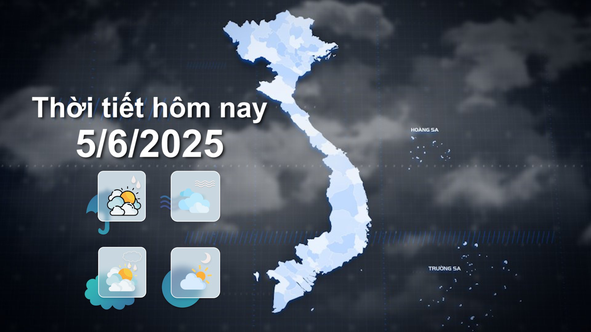 Thời tiết ngày 5/6/2025: Cả nước mưa, giông về tối