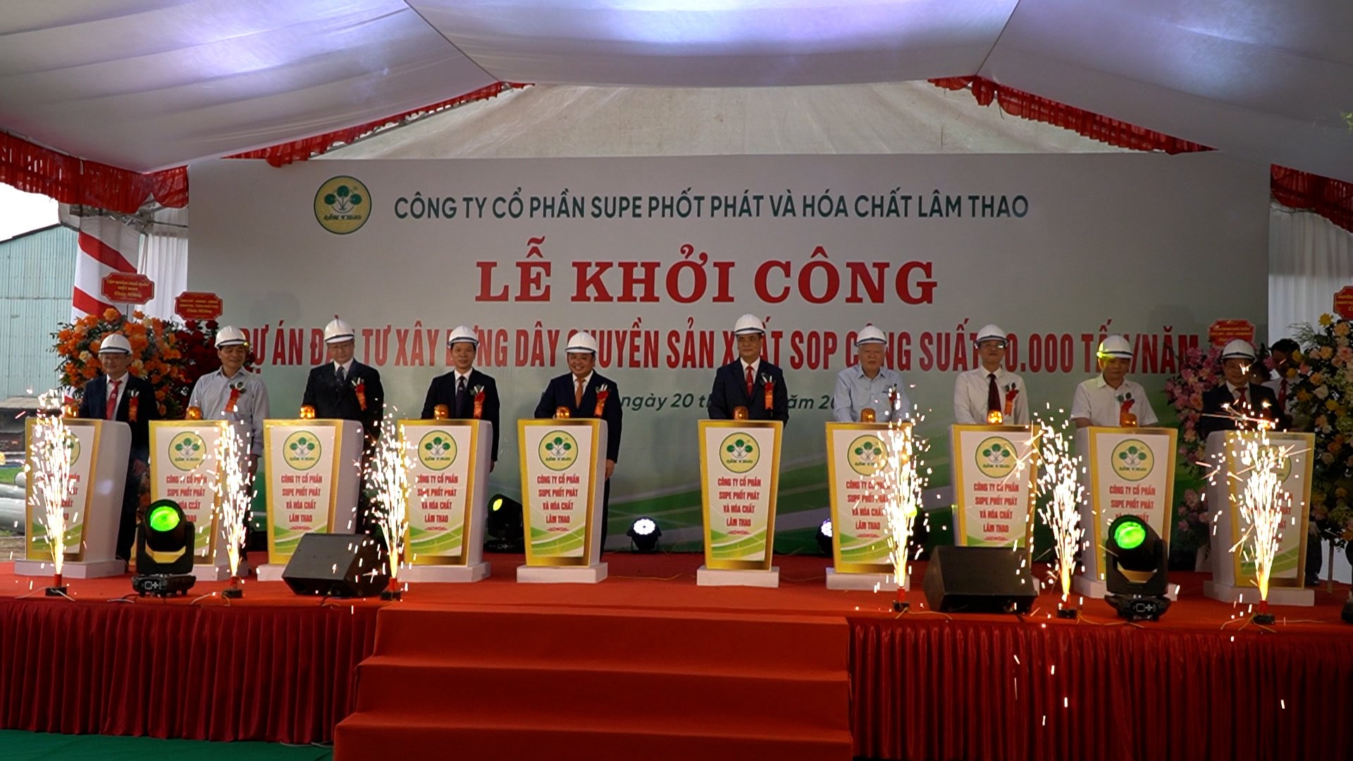Khởi công dự án đầu tư dây chuyền sản xuất phân bón SOP siêu sạch lớn nhất Việt Nam