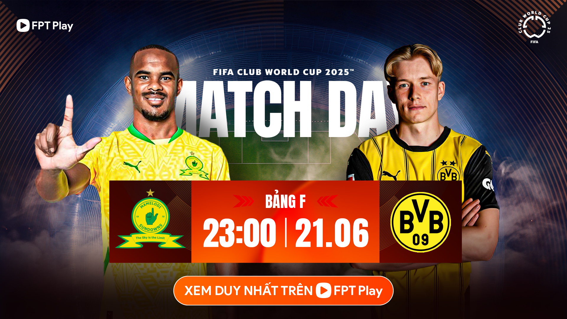Mamelodi Sundowns vs Dortmund (23h ngày 21/6): Áp lực phải thắng