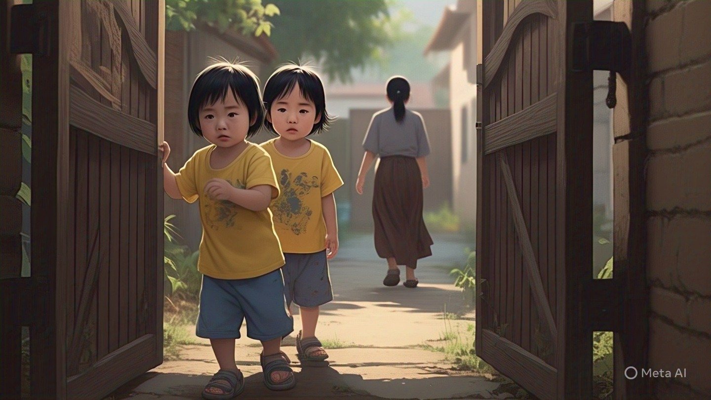 Trước khi đi lấy chồng, cô hàng xóm phũ phàng dắt 2 đứa con sinh đôi bỏ lại nhà tôi- Ảnh 1.