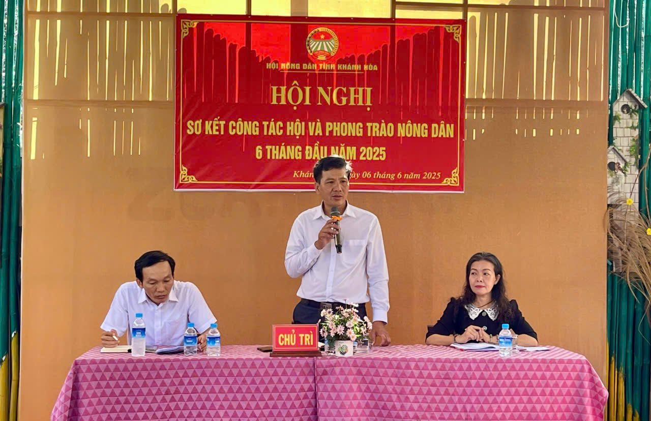 Trước giờ sáp nhập tỉnh Ninh Thuận, ở Khánh Hòa, Hội Nông dân đã kết nạp mới 340 hội viên trong 6 tháng năm 2025