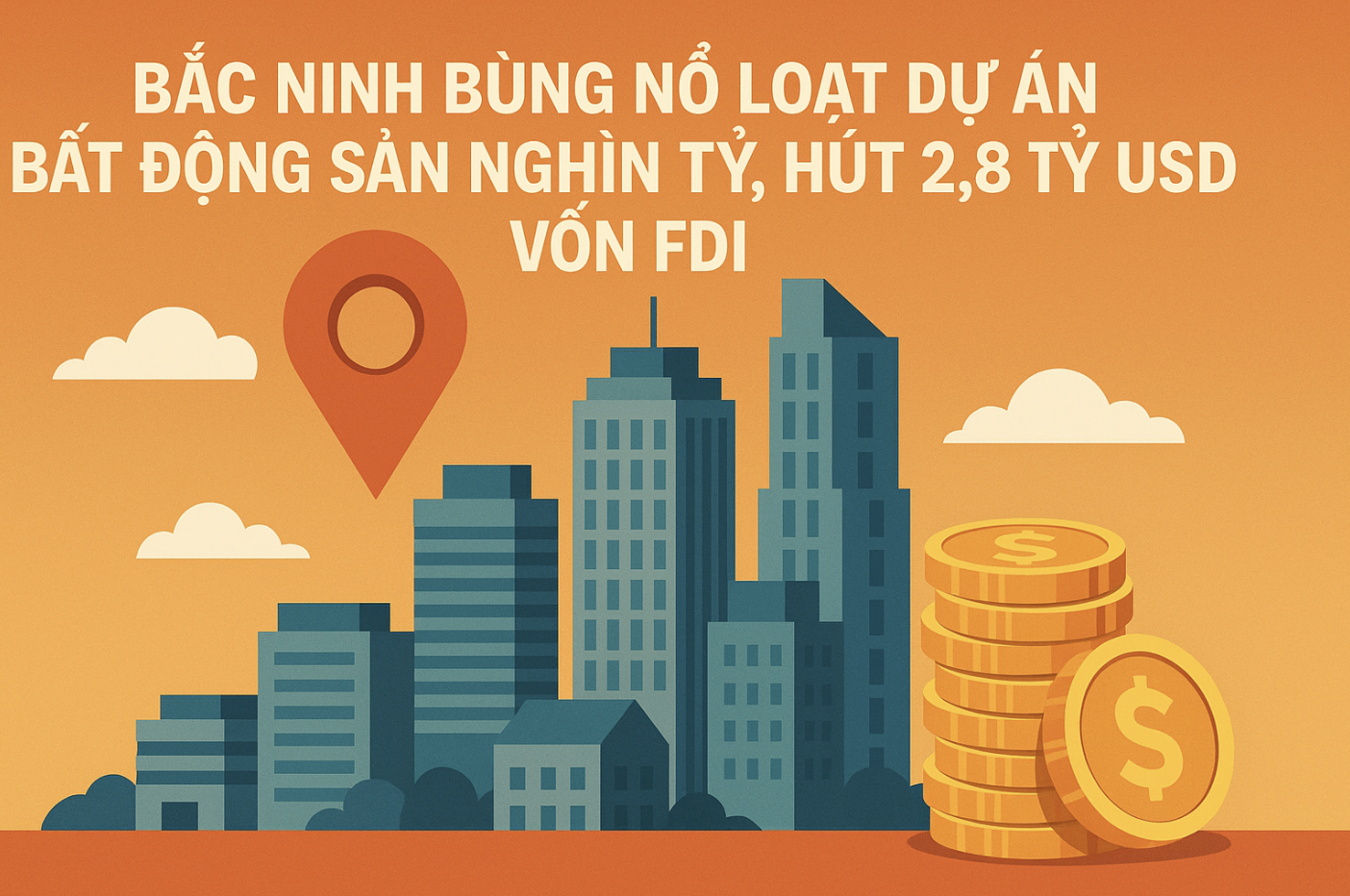 Bắc Ninh bùng nổ dự án bất động sản, hút 2,8 tỷ USD vốn FDI