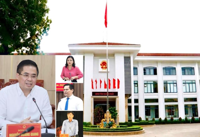Chủ tịch UBND tỉnh Quảng Ngãi mới Nguyễn Hoàng Giang phân công nhiệm vụ cho 4 lãnh đạo