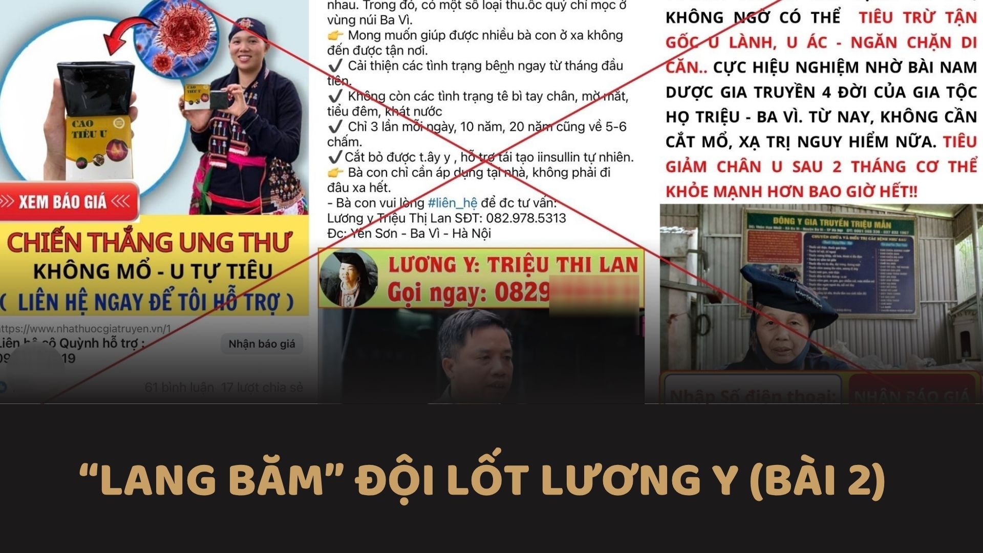 Lời gian dối dưới chân núi Tản: Giáp mặt “thần y mạng” (Bài 2)