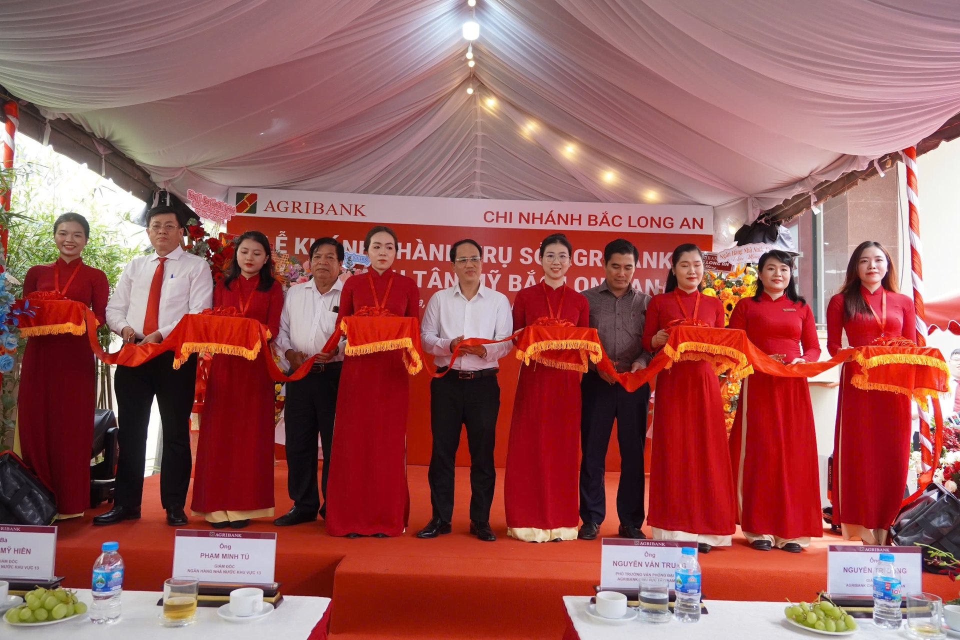 Khánh thành trụ sở Agribank Chi nhánh Tân Mỹ Bắc Long An