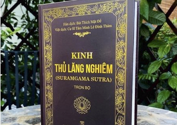 Bìa kinh Thủ Lăng Nghiêm