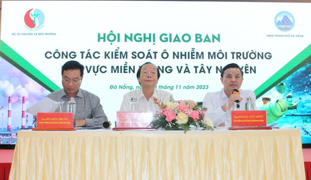  Hội nghị giao ban công tác kiểm soát ô nhiễm môi trường khu vực miền Trung và Tây Nguyên - Ảnh: VGP/Lưu Hương