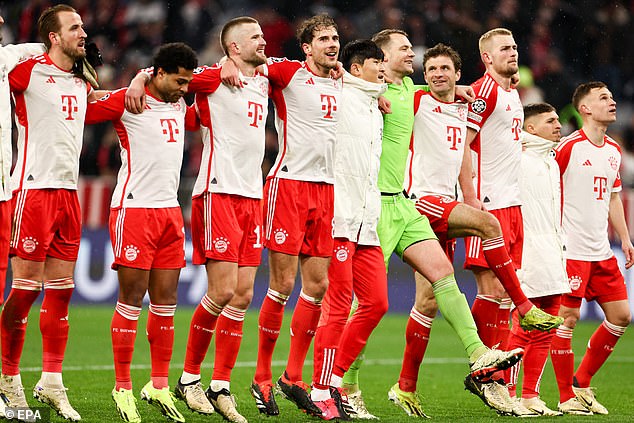  Bayern Munich lại có mặt tại tứ kết Champions League