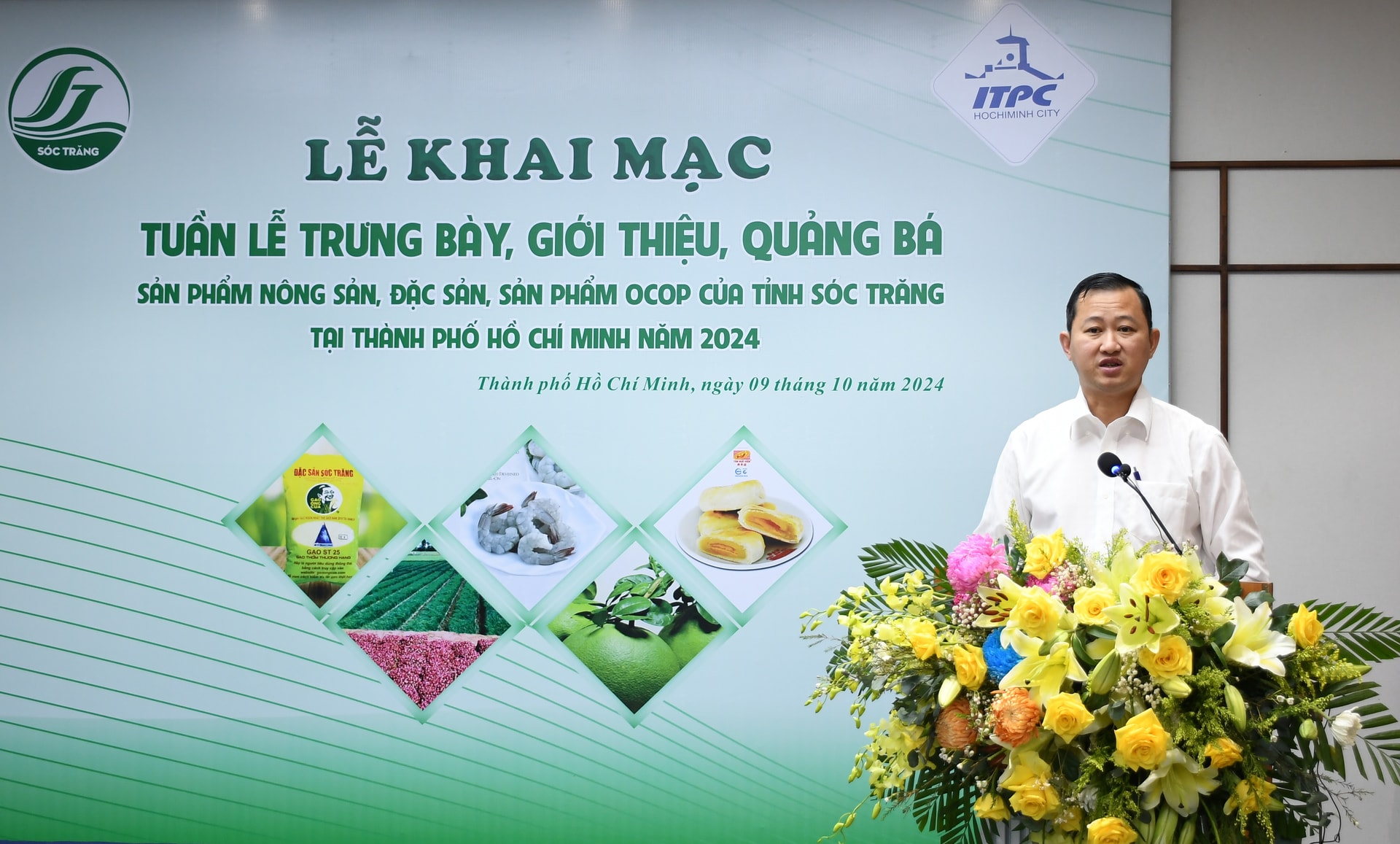 Giám đốc ITPC Trần Phú Lữ phát biểu. Ảnh: H.Phạm
