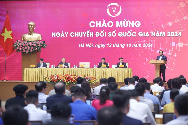  Chuyển đổi số sẽ góp phần hiện thực hóa khát vọng xây dựng đất nước hùng cường, thịnh vượng. Ảnh: VGP/Nhật Bắc