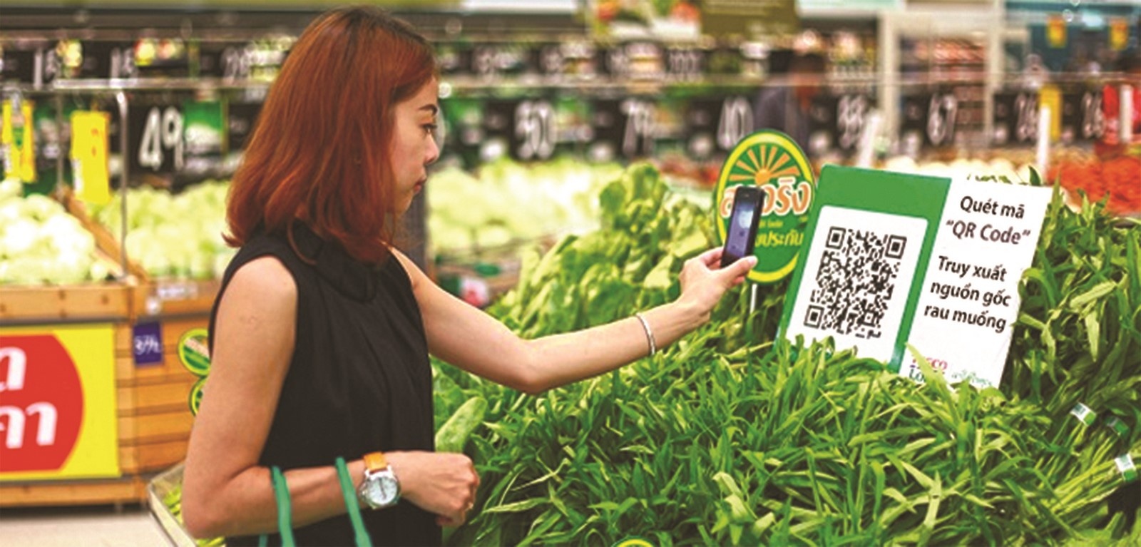  Người tiêu dùng đã quen với việc quyét mã QR code để truy xuất nguồn gốc nông sản.