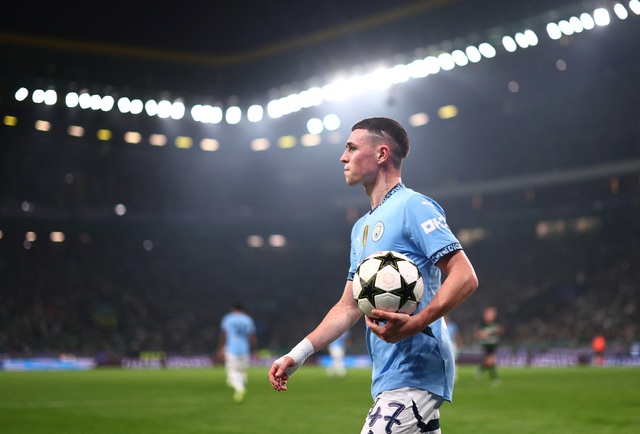  Phil Foden mở tỉ số sớm cho Man City