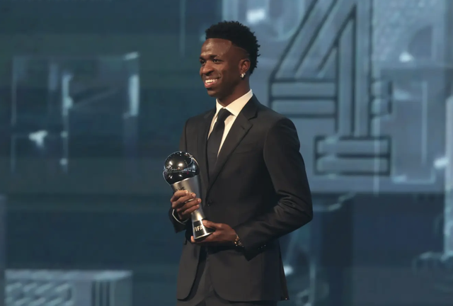  Vinicius Junior giành giải thưởng FIFA The Best 2024 dành cho nam