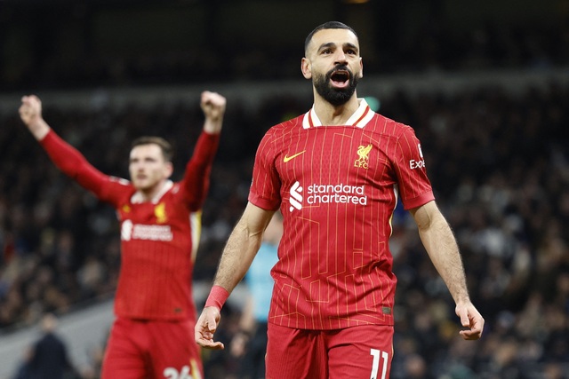  ...Mohamed Salah gần như nhấn chìm Tottenham ở tỉ số 5-1