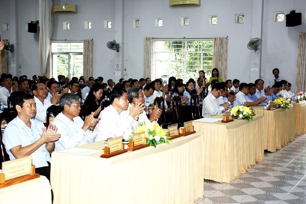  Các đại biểu đến tham dự hội nghị - Ảnh: Tô Văn