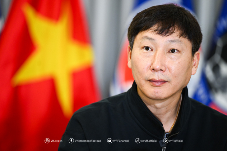  HLV Kim Sang Sik tiếp tục chuẩn bị cho vòng loại cuối Asian Cup 2027 và SEA Games 33 - Ảnh: VFF