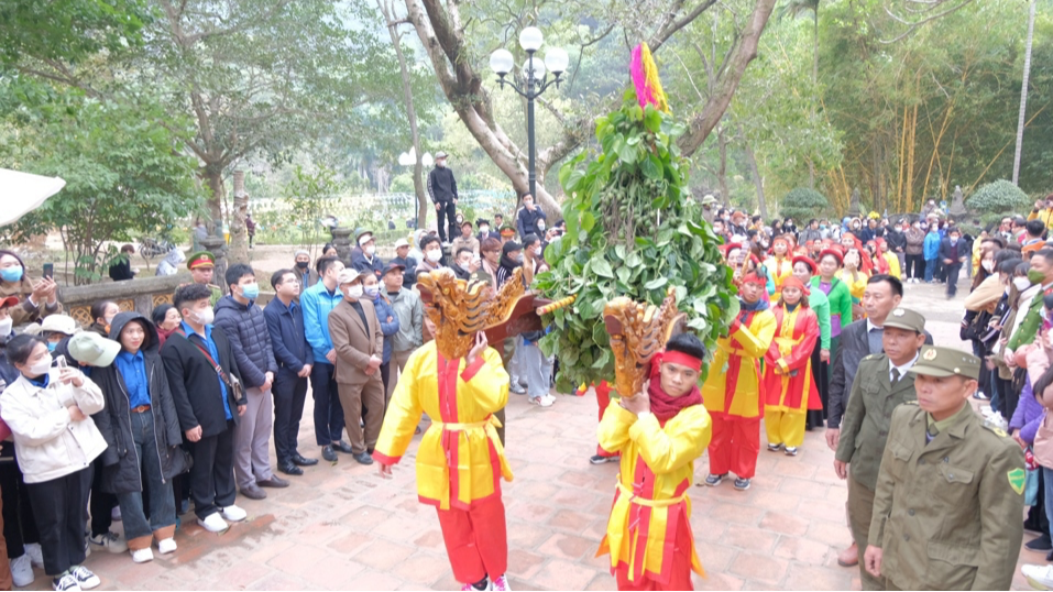  Lễ hội Đền Gióng, huyện Sóc Sơn. Ảnh: Trọng Tùng