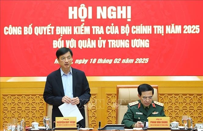  Ông Nguyễn Duy Ngọc phát biểu tại hội nghị - Ảnh: TTXVN