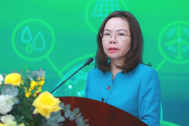 Bà Hà Thu Giang, Vụ trưởng Vụ Tín dụng các ngành kinh tế (NHNN) - Ảnh: VGP/HT