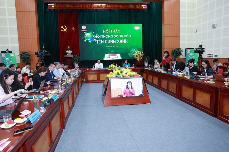 Bàn các giải pháp khơi thông dòng vốn tín dụng xanh - Ảnh: VGP/HT