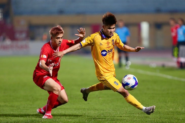 Sông Lam Nghệ An chịu thua 0-1 trước Thể Công - Viettel - Ảnh: VPF
