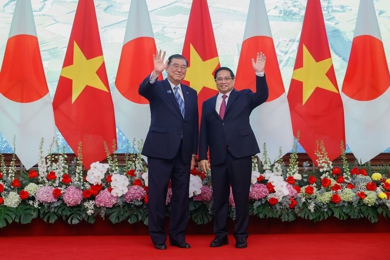 Thủ tướng Phạm Minh Chính và Thủ tướng Nhật Bản Ishiba Shigeru
