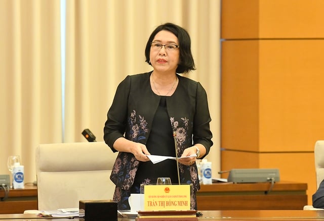TS. Trần Thị Hồng Minh - Viện trưởng Viện Nghiên cứu chính sách và chiến lược.