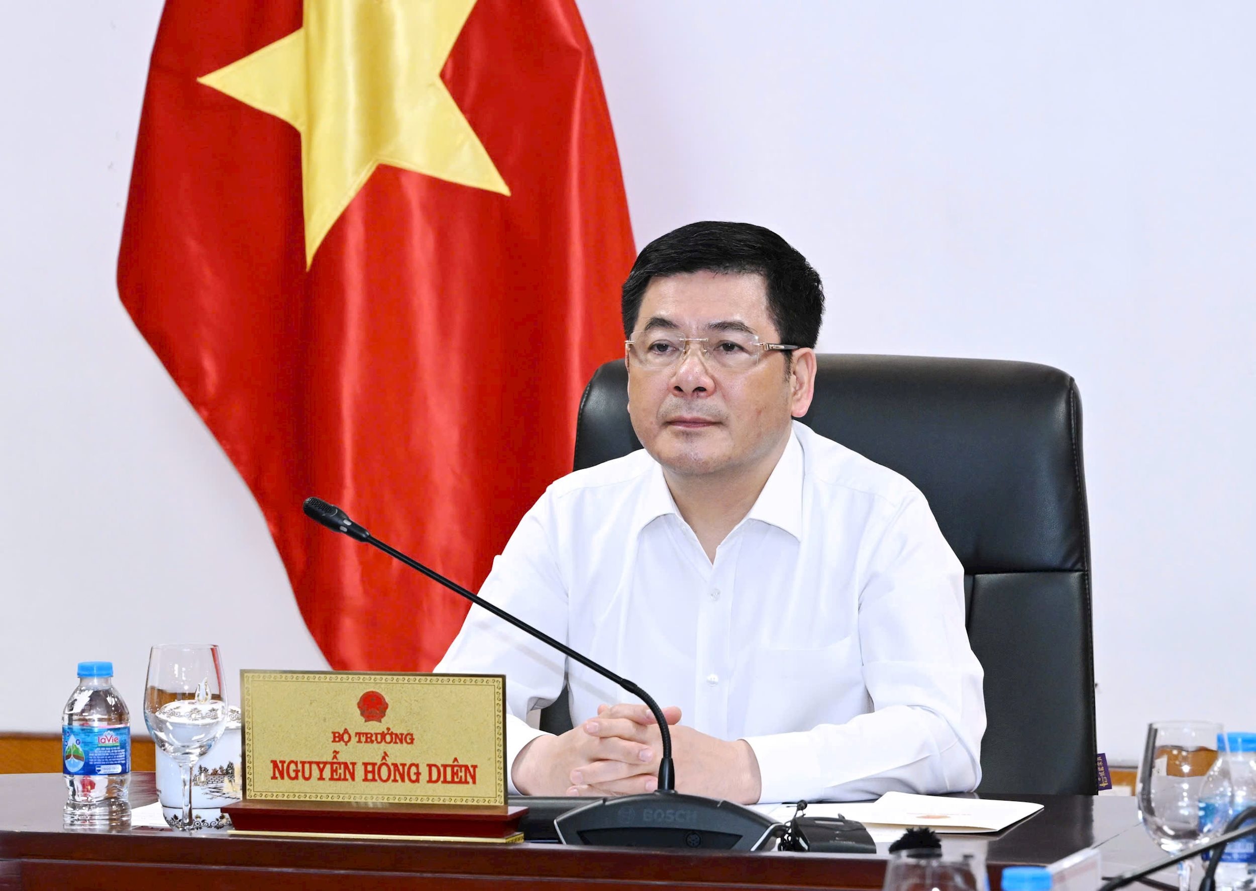 Ông Nguyễn Hồng Diên, Bộ trưởng Bộ Công Thương. (Ảnh: CT)