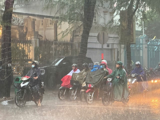 Thời tiết mưa to đến rất to diễn ra ở nhiều địa phương phía Bắc