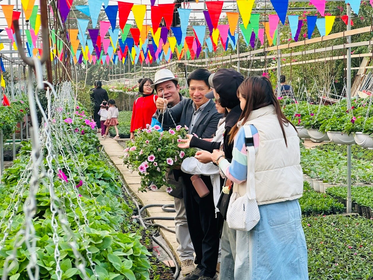 Sản phẩm du lịch nông nghiệp nông thôn tại Phúc Thọ. Ảnh: Hoàng Lân