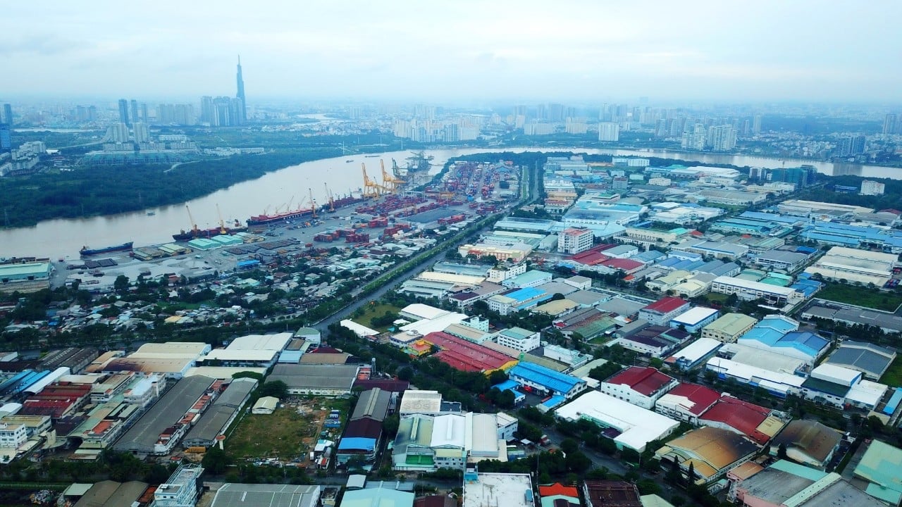 Khu chế xuất Tân Thuận tại Quận 7, TP.HCM là tiền đề để ra đời các khu công nghiệp, khu chế xuất khác trên cả nước. Ảnh: T. Tao