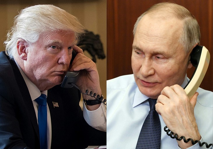 Tổng thống Mỹ Donald Trump (trái) và Tổng thống Nga Vladimir Putin - Ảnh: AFP