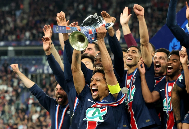 PSG giành chức vô địch Cúp quốc gia Pháp - Ảnh: REUTERS
