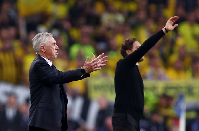Carlo Ancelotti dày dạn kinh nghiệm ở đấu trường đỉnh cao