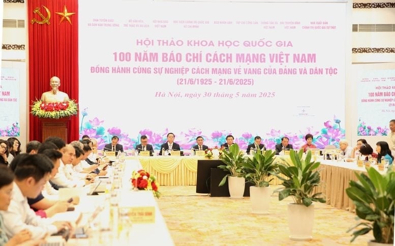 Hội thảo khoa học quốc gia với chủ đề '100 năm Báo chí cách mạng Việt Nam đồng hành cùng sự nghiệp cách mạng vẻ vang của Đảng và dân tộc (21.6.1925 – 21.6.2025)'