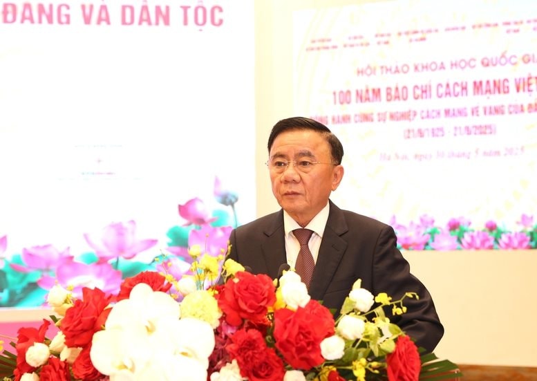 Thường trực Ban Bí thư Trần Cẩm Tú phát biểu