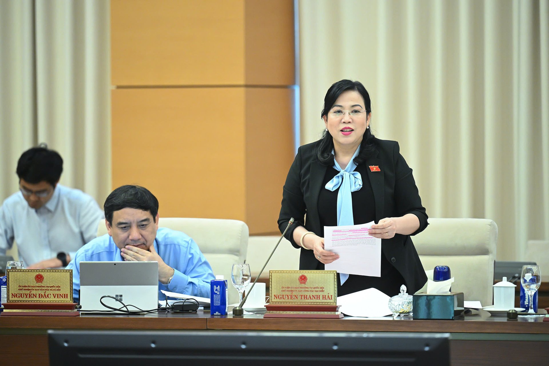Chủ nhiệm Ủy ban Công tác đại biểu Nguyễn Thanh Hải. Ảnh: Media Quốc hội