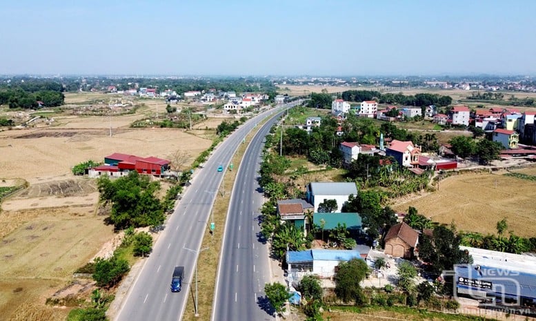 Huyện Phú Bình, tỉnh Thái Nguyên đạt chuẩn nông thôn mới nâng cao - Ảnh: Báo Thái Nguyên