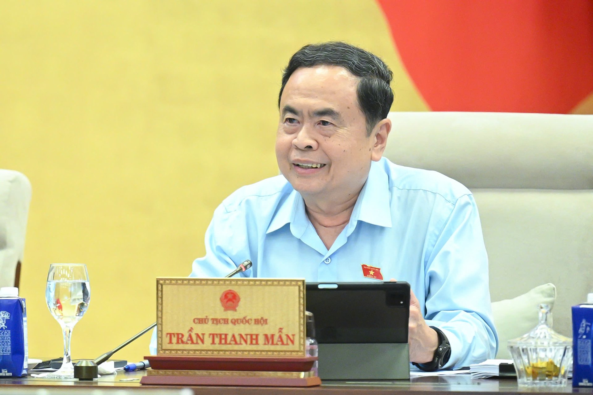 Chủ tịch Quốc hội Trần Thanh Mẫn. Ảnh: Media Quốc hội