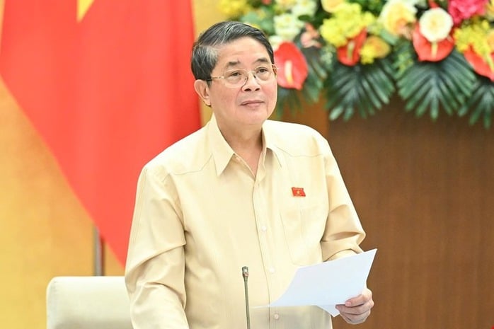 Phó Chủ tịch Quốc hội Nguyễn Đức Hải kết luận phiên họp. Ảnh: Lâm Hiển