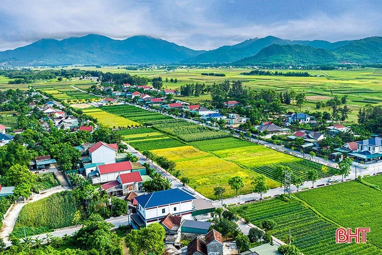 Công nhận huyện Nghi Xuân, tỉnh Hà Tĩnh đạt chuẩn nông thôn mới nâng cao - Ảnh: Báo Hà Tĩnh