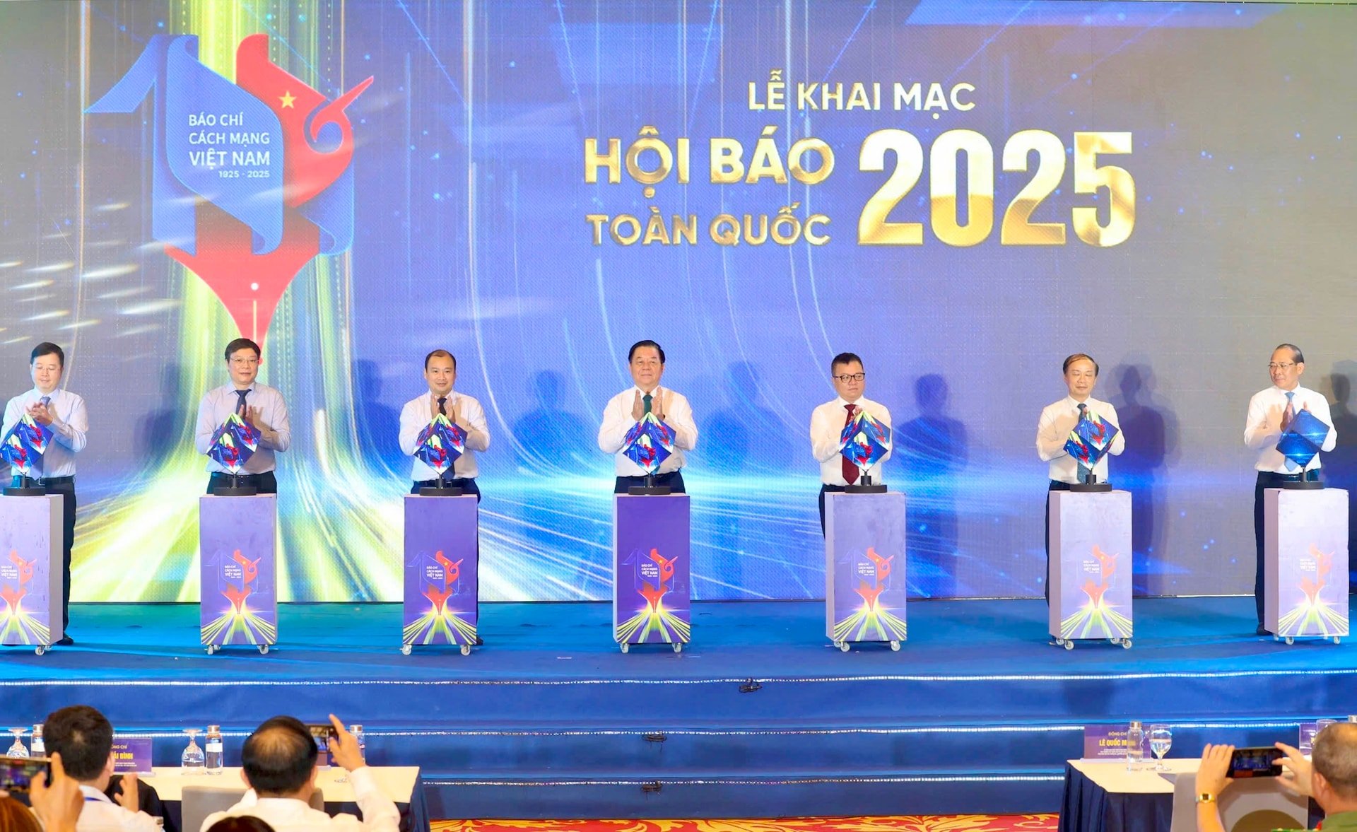 Khai mạc Hội Báo toàn quốc 2025. Ảnh: Phạm Hùng