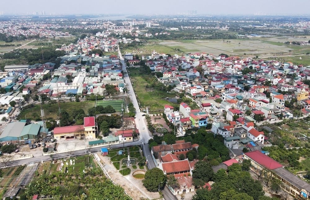 Diện mạo nông thôn mới tại xã Duyên Thái (huyện Thường Tín) đang ngày một khang trang, sạch đẹp. Ảnh: Nguyễn Quang