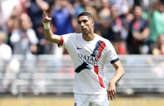  Hậu vệ Achraf Hakimi có duyên ghi bàn cho PSG