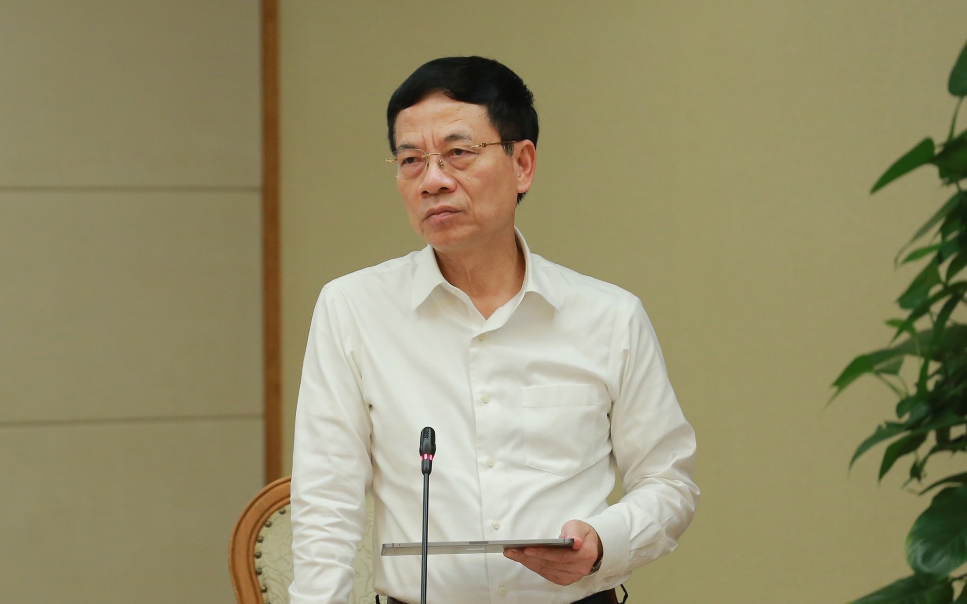 Bộ trưởng Bộ KH-CN Nguyễn Mạnh Hùng - Ảnh: VGP